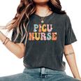 Picu Nurse Week Groovy Appreciation Day For For Work Women's Oversized Comfort T-Shirt Pepper