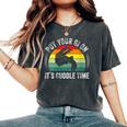 Put Your Gi On It's Cuddle Time Vintage Brazilian Jiu Jitsu Women's Oversized Comfort T-Shirt Pepper