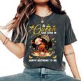 A Queen Was Born In June Birthday Costume For Women Women's Oversized Comfort T-Shirt Pepper