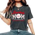 Retro Baseball Mom Like A Normal Mom But Louder And Prouder Women's Oversized Comfort T-Shirt Pepper
