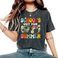 Retro Last Day Of School Schools Out For Summer Teacher Women's Oversized Comfort T-Shirt Pepper