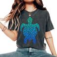 Sea Turtle Lover Ocean Animal Boys Tropical Sea Turtles Women's Oversized Comfort T-Shirt Pepper