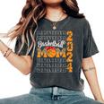 Senior Mom 2024 Basketball Class Of 2024 Graduation Women's Oversized Comfort T-Shirt Pepper