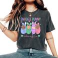 Snuggle Bunny Delivery Co Easter L&D Nurse Mother Baby Nurse Women's Oversized Comfort T-Shirt Pepper