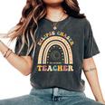 Solar Eclipse Chaser 2024 April 8 Teacher Teaching Educator Women's Oversized Comfort T-Shirt Pepper