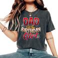 Spider Web Birthday Party Costume Dad Of The Birthday Girl Women's Oversized Comfort T-Shirt Pepper