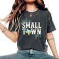 Texas Small Town Girl Hometown State Roots Home Women's Oversized Comfort T-Shirt Pepper