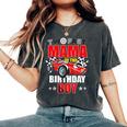 Two Fast Birthday Racing Car Mama Of The Birthday Boy Party Women's Oversized Comfort T-Shirt Pepper