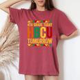 4Th Grade Today Hbcu Tomorrow Historical Black Women's Oversized Comfort T-Shirt Blue Jean