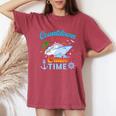 Countdown Is Over It's Cruise Time Cruise Ship Women's Oversized Comfort T-Shirt Blue Jean