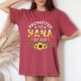 Promoted To Nana Est 2023 Pregnancy New Mom Mother Day Women's Oversized Comfort T-Shirt Blue Jean