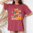 Yes I Know I Look Like My Mom Daughter My Mom Women's Oversized Comfort T-Shirt Blue Jean