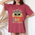 55 Year Old Vintage 1969 55Th Birthday Cassette Tape Women's Oversized Comfort T-Shirt Crimson