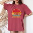 60 Years Old Sixty 1964 Vintage 60Th Birthday Cute Women's Oversized Comfort T-Shirt Crimson