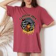 Afro Proud Black Girls Graduation Class Of 2024 Women's Oversized Comfort T-Shirt Crimson