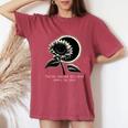 American Totality Solar Eclipse Sunflower April 8 2024 Women's Oversized Comfort T-Shirt Crimson