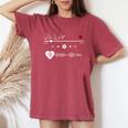 Arabic Letters Calligraphy Woman Mama Mom Women's Oversized Comfort T-Shirt Crimson