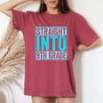 Back To School Straight Into 9Th Grade Women's Oversized Comfort T-Shirt Crimson