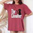 Cat Mother The Catmother Crazy Cat Mom Mama Women's Oversized Comfort T-Shirt Crimson