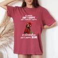 Chicken With Bandana If Mama Ain't Happy Ain't Nobody Happy Women's Oversized Comfort T-Shirt Crimson