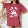 I Choose The Bear Man V Bear Choice In The Woods Bear Women's Oversized Comfort T-Shirt Crimson