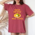 Cinco De Mayo Nacho Average Music Teacher Mexican Fiesta Women's Oversized Comfort T-Shirt Crimson