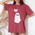 Cute Be My Boo Valentine Ghost Valentine Mens Women's Oversized Comfort T-Shirt Crimson