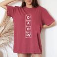 Daddy Sarcastic Family Science Dad Women's Oversized Comfort T-Shirt Crimson