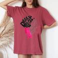 Dear Black Girl Poem Inspirational Women's Oversized Comfort T-Shirt Crimson