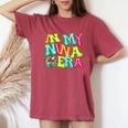 Disco Groovy In My Nina Era Women's Oversized Comfort T-Shirt Crimson