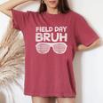 Field Day Bruh Fun Day Field Trip Vintage Student Teacher Women's Oversized Comfort T-Shirt Crimson