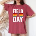 Field Day Colors Quote Sunglasses Boys And Girls Women's Oversized Comfort T-Shirt Crimson