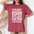 Boat Captain Boating Boat Captain Women's Oversized Comfort T-Shirt Crimson