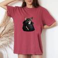 Chihuahua In Pocket Cute Dog Month Dad Mama Feminista Women's Oversized Comfort T-Shirt Crimson