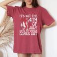 Not 4Th July Until My Wiener Come Out Hotdog Women Women's Oversized Comfort T-Shirt Crimson