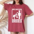 Soft Guy Era Drizzle Drizzle Soft Girl Era Parody Women's Oversized Comfort T-Shirt Crimson