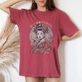 Geisha Vibe Woman Asian Japanese Wave Vintage Sakura Women's Oversized Comfort T-Shirt Crimson