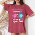 Gender Reveal Outfit Grandma To Be Party Announcement Women's Oversized Comfort T-Shirt Crimson