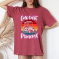 Golf Cart Princess Golfing Girl Golf Sport Lover Golfer Women's Oversized Comfort T-Shirt Crimson