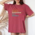 This Grandma Votes Because Her Granddaughters Rights Women's Oversized Comfort T-Shirt Crimson