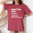 Hunting Girl Definition Women's Oversized Comfort T-Shirt Crimson