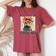 I'm Fluent In Fowl Language Chicken Lady Women's Oversized Comfort T-Shirt Crimson