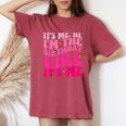 Its Me Hi Im The Birthday Girl Its Me Birthday Girl Women's Oversized Comfort T-Shirt Crimson