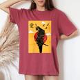 Japanese Ghost Samurai Vintage Fighter Women's Oversized Comfort T-Shirt Crimson