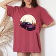 Jdm Skyline R33 Car Tuning Japan Tokio Drift Women's Oversized Comfort T-Shirt Crimson