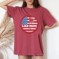 Lab Mom Chocolate Yellow Fox Red Matching Parents Women's Oversized Comfort T-Shirt Crimson