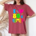 I Love The 80S Clothes For And Party Women's Oversized Comfort T-Shirt Crimson