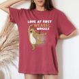 Love At First Weasel Wriggle For Weasel Lovers Women's Oversized Comfort T-Shirt Crimson