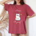 Meows It Going Cat T Women's Oversized Comfort T-Shirt Crimson