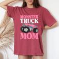 Monster Truck Mom Truck Lover Mom Women's Oversized Comfort T-Shirt Crimson